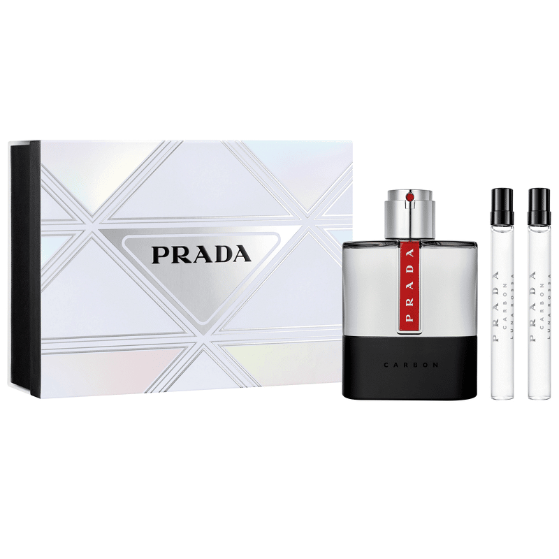 PRADA LUNA ROSSA CARBON 100ml EDT GIFT SET