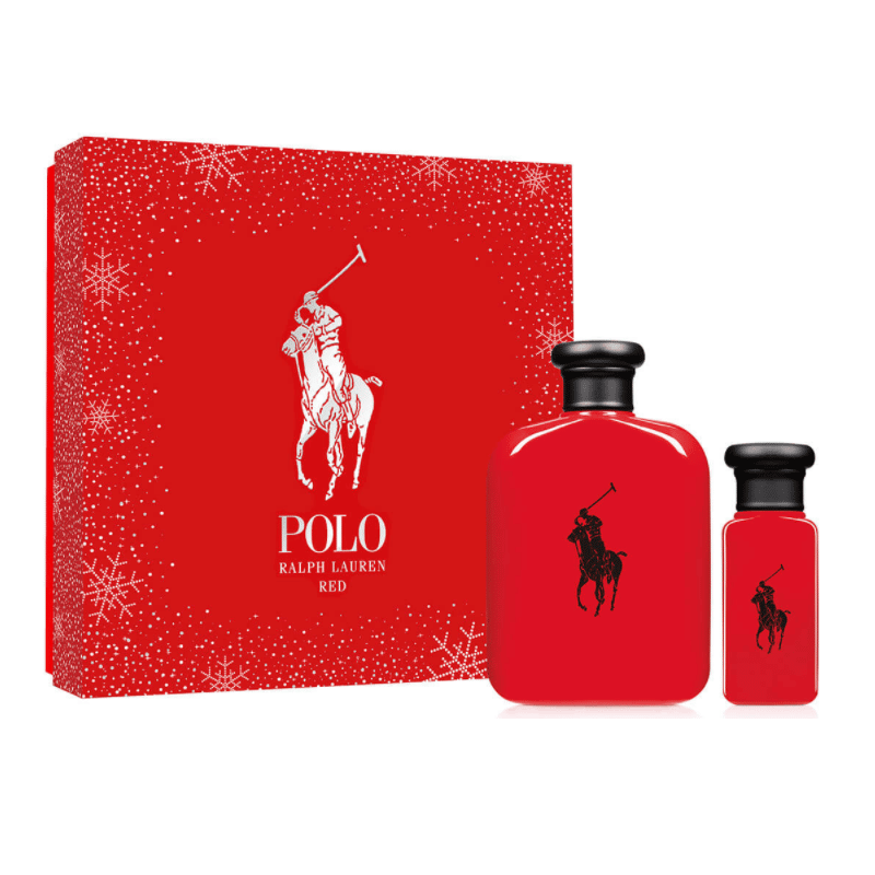RALPH LAUREN POLO RED 125ML EDT GIFT SET - with free 40ml!