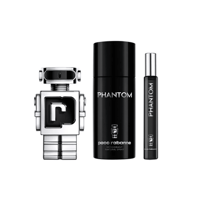 PACO RABANNE PHANTOM 100ML EDT GIFT SET FOR HIM