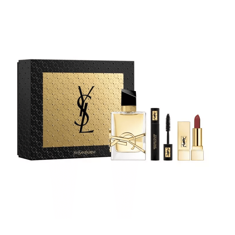 YSL LIBRE 50ML EDP WITH LIPSTICK AND MASCARA