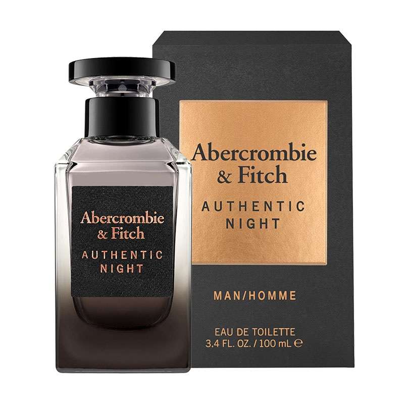 abercrombie & fitch 100ml edt for him authentic night
