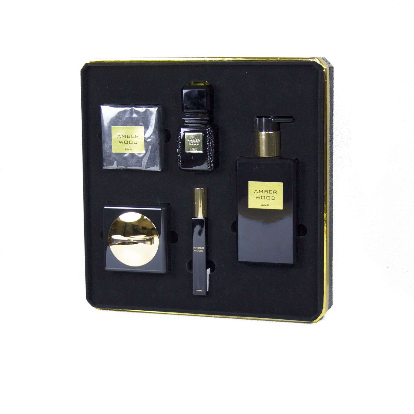 amber wood gift box ajmal dubai