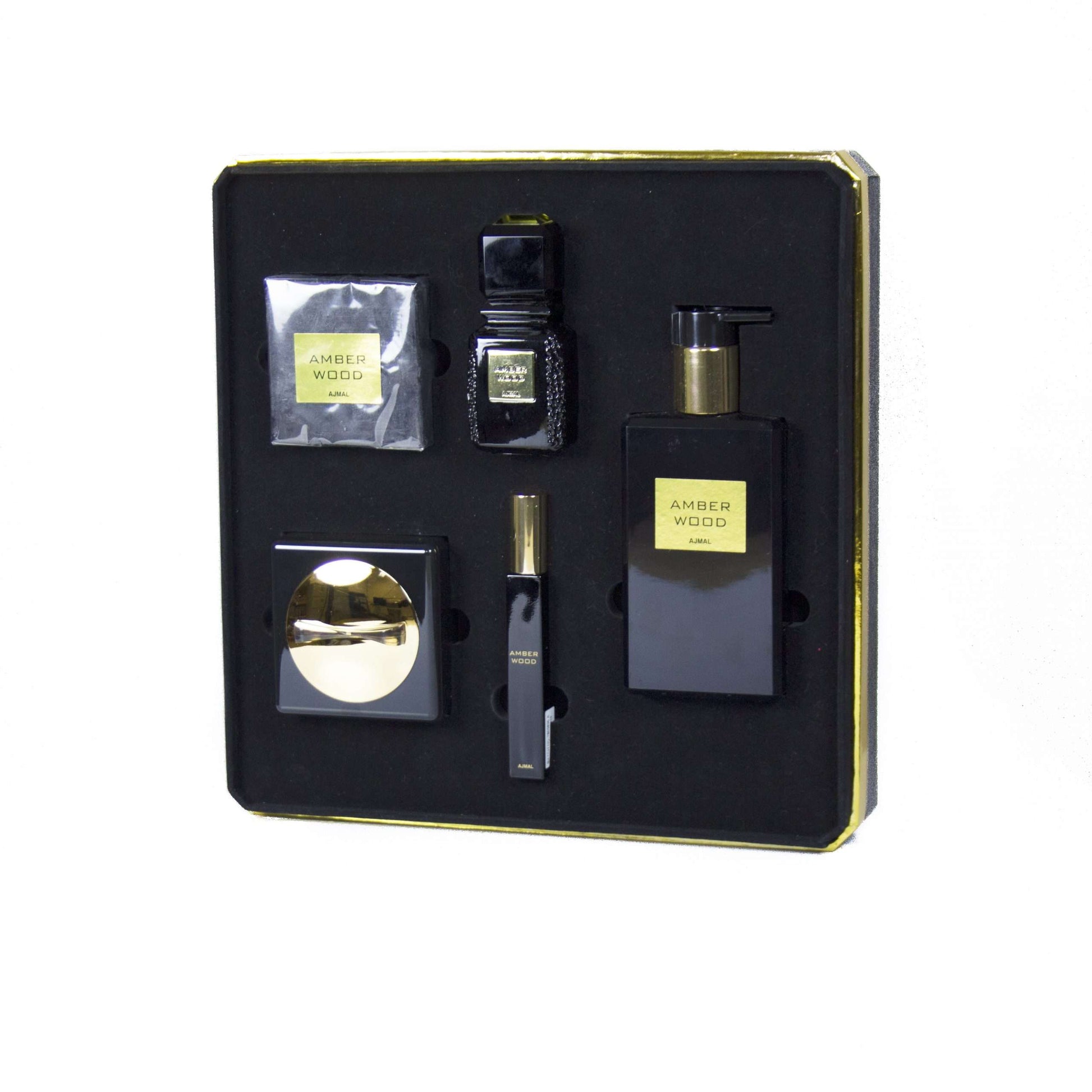 amber wood gift box ajmal dubai
