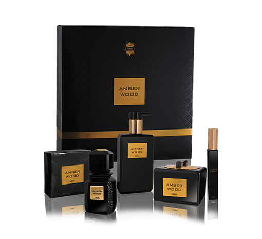 amber wood gift box ajmal dubai