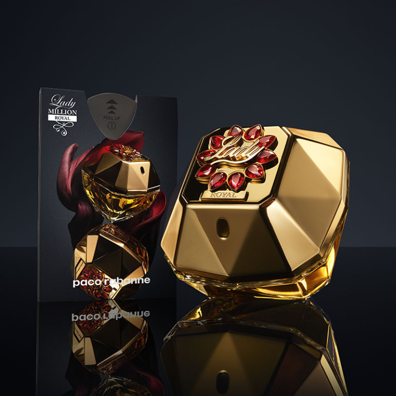 claim your free sample lady million royal parfum for her