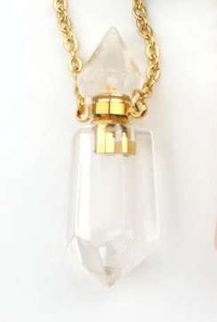 GIFT BOXED CRYSTAL PERFUME PENDANTS