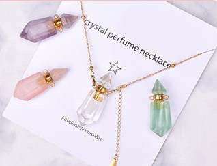 GIFT BOXED CRYSTAL PERFUME PENDANTS