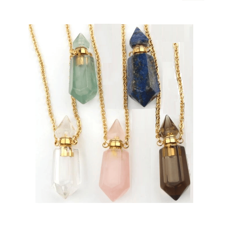 GIFT BOXED CRYSTAL PERFUME PENDANTS