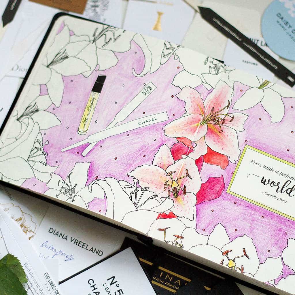 Perfume Themed Daily Diary